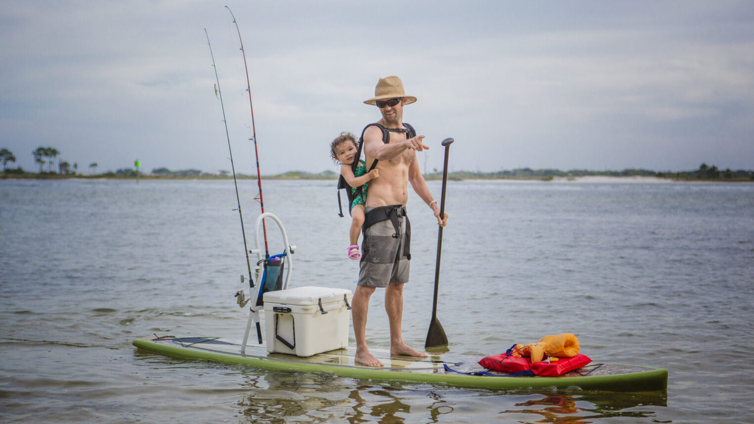 Paddle board fishing - Let's go paddle